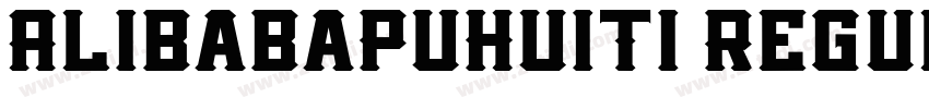 AlibabaPuHuiTi Regul字体转换
